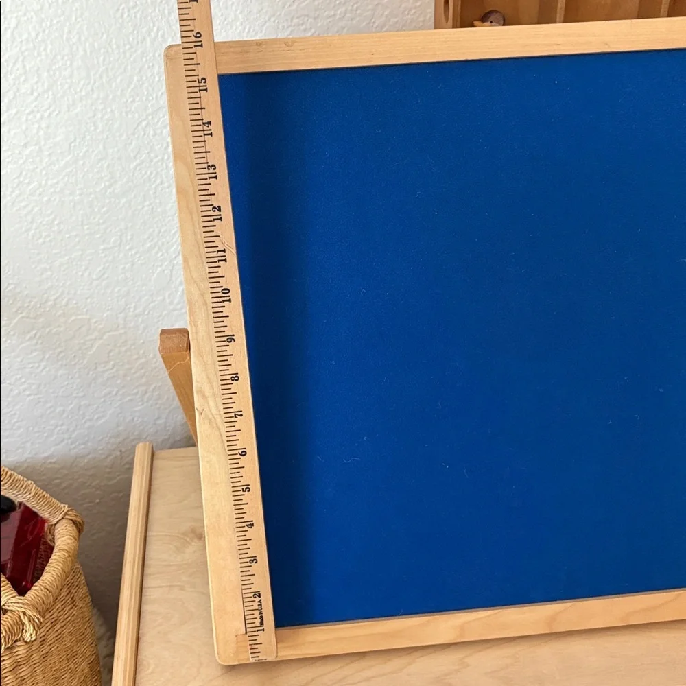 Lakeshore Blue Felt Wooden Board | homeschool
